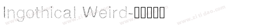 Ingothical Weird字体转换
